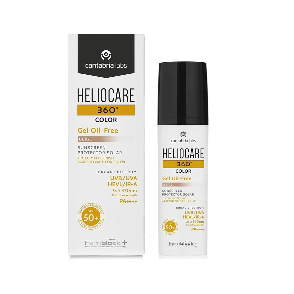 BLOQ HELIOCAREx50ml FAC GEL O/F BEIGE